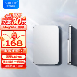 SUIDDY 苹果Magsafe磁吸无线充电宝超薄小巧无线快充移动电源适用苹果15ProMax/14/13/12 冰河银