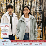 Calvin KleinJeans【户外防风防水】三合一内胆登山徒步冲锋夹克外套J400483 YBI-牛乳白 S