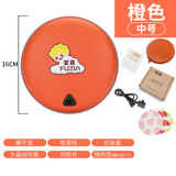 富嘉铁制无水安全防爆充电暖宝宝暖手宝电暖宝电热饼姨妈送妈妈 中号橙色