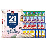 桂格即食燕麦片醇香特浓高钙牛奶红枣紫薯540g袋装营养早餐燕麦杯 【礼袋】随机口味27/30g*21袋