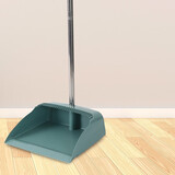 世美洁扫把套装家用塑料扫帚簸箕组合软毛不锈钢笤帚清洁刮水板 单个簸箕(颜色随机)