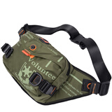 斯帕曼时尚男士腰包2025新款个性潮流小包包男户外休闲斜挎包运动单肩包 绿色