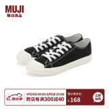 无印良品（MUJI）男女通用不易疲劳不易沾水运动鞋无性别男款女款小白鞋帆布鞋鞋子 黑色2S 225mm /35码（2.0）