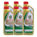 嘉实多（Castrol）0W-20 C5级 1L*1瓶全合成机油润滑油进口机油 德国进口 沃尔沃 0W-20 1L*6