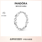 潘多拉（PANDORA）[七夕情人节礼物]心意交织戒指现代符号梦幻优雅生日礼物送女友