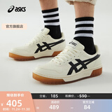 亚瑟士ASICS男鞋女鞋运动休闲鞋复古篮球鞋百搭板鞋 COURT MZ 米白色/黑色 45