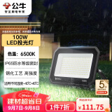 公牛（BULL）LED投光灯户外庭院工厂园林灯露营灯 IP65防水等级100W-6500K白光