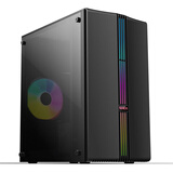 ZUOOS办公家用手提电脑主机箱台式机小主板matx迷你小机箱0.6MM厚五金支持4管16厘米散热25厘米显卡 M3机箱【钢化玻璃侧板】
