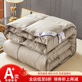 水星系列家纺羽丝绒被95白鹅毛冬季被子空调被加厚保暖冬被鹅定制 星辰灰[A类母婴级] 200*230cm约重10斤[A类已质检]