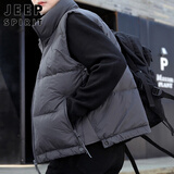 JEEP SPIRIT吉普羽绒马甲男士外套秋冬季坎肩背心轻薄保暖无袖立领男装
