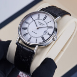 【二手95新】浪琴（LONGINES）瑰丽系列自动机械男表二手奢侈品腕表 34mm白盘罗马皮带L4.821.4.11.2