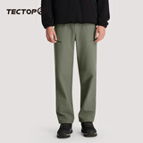 探拓户外冲锋裤 男秋冬软壳裤休闲裤 防寒登山长裤 野营绿 XL 