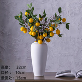 景德镇陶瓷花瓶摆件客厅插花落地高级感种花盆大复古陶罐水养中式 月光白高号【可水培 不含花】