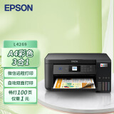 爱普生（EPSON）L4269墨仓式打印机家用小型彩色A4无线打印复印多功能一体机办公（标配+多1套4色墨水）