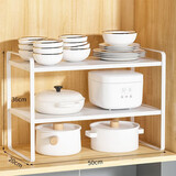 奥林欧风层架置物架厨房简易架子台面多层调料架家用收纳架台面储物架碗架