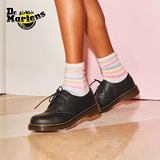 马丁（DR.MARTENS）1461春夏舒适百搭通勤休闲入门款软皮黑色皮鞋单鞋 黑色 37