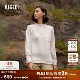 AIGLE艾高抓绒衣POLARTEC保暖耐磨休闲时尚半拉链上衣女 茉莉白 BI272 36 (160/84A)