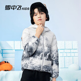 雪中飞（SNOWFLYING）儿童轻薄羽绒服男童保暖防寒新款童装中大童女童薄款冬外套 冰山雪地 160