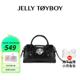 JellyToyboy包包女包JTB银河包2024年高级斜挎包女小众设计机车520送女友礼物 黑色