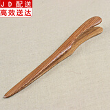 正扬 正扬竹制鸡翅木黑檀木茶夹 杯夹杯托功夫茶具配件竹制茶道六君子 鸡翅木/茶夹