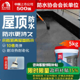 雨虹防水可外露水性沥青涂料 防水涂料屋顶 屋面防水补漏材料 黑色5KG