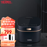 膳魔师（THERMOS） 电饭煲3L多模式触屏防粘涂层内胆家用智能电饭锅EHA-4136E紫灰色