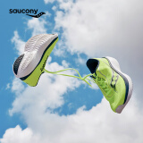 Saucony索康尼菁华15跑鞋男轻量缓震透气专业运动训练运动鞋Kinvara 15 荧光绿兰220 40