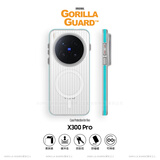 猩球卫士高级感防指纹适用vivoX300Pro磁吸光栅纹理手机壳vivo x300pro超薄行李箱条纹保护套磨砂外壳白蓝
