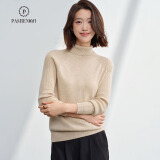 帕什【 24新款新色】羊绒衫女高领秋冬插肩长袖百搭毛衣女PS-05 无染色高雅驼 L（105-125斤）