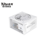先马（SAMA）逾辉清风 台式电源 纯白电源台式电脑ATX电源 全白机身/纯白扁线/双路12V输出/静音风扇/ 清风X5（额定500W）