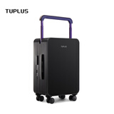 途加TUPLUS 平衡1代经典款旅行箱宽拉杆箱行李箱登机箱 素黑 20英寸