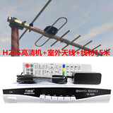 万家旺高清地面波机顶盒H265地面波接收机DTMB天线AVS+杜比AC3 万家旺H265高清+室外天线