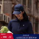 TOMMY HILFIGER【礼品】男装经典休闲撞色字母可调节弯檐圆顶棒球帽07347 藏青色DW5 均码（头围57cm）