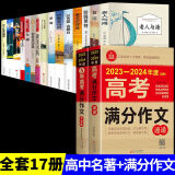 全套15册 高中课外阅读书籍必读正版堂吉诃德巴黎圣母院哈姆雷特复活子夜适合高中生看的课外书推荐高一高二上册名著语文书目老师 【全17册】高中课外阅读书籍+高考作文