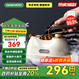 大宇（DAEWOO）手持挂烫机家用熨烫机蒸汽电熨斗 增压蒸汽 旅游出差便携式小型除菌烫衣神器HI-036 北欧白