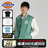 dickies 夹克 时尚宽松休闲棒球服外套 男女情侣运动11147 常春藤绿 M