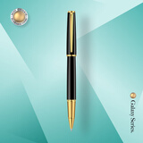 萧伯纳（Bernard Shaw）宝珠笔高端轻奢【星耀】单支礼盒装金属笔高档商务办公签字笔签名笔教师生日送礼七夕情人节礼物 曜夜黑金【厂家直发】可选刻字 0.6mm