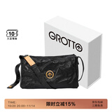 个乐黑石包经典大容量植鞣绵羊皮单肩斜挎通勤软包男女款礼物 黑石M（金标）