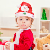 TaTanice 圣诞帽圣诞装饰品圣诞节老人儿童成人装扮发光帽圣诞节礼物