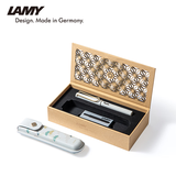 凌美（LAMY）钢笔礼盒 狩猎系列宋代限定套装练字正姿钢笔学生文具办公礼品 毕业礼物 玉兰0.5mm