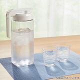 NITORI宜得利家居 水壶大容量易打理横竖皆可冷水壶 SA024 白色 2.1L
