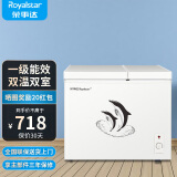 荣事达（Royalstar）双温冰柜家用小型双箱冷柜 冷藏冷冻两用柜双门商用大容量卧式冷柜节能省电 【一级能效 省电款】双温冰柜 178L