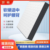 羿畅新针织乳胶椰棕弹簧床垫双人床硬精钢+棕乳1.5x2米软硬双面