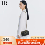 HR赫莲娜包包女包单肩斜挎包女菱格链条包盒子包女包生日礼物送女友 黑色