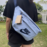 耐克（NIKE）斜挎包运动包男包女包王一博同款包学生收纳包胸包单肩包腰包中性 BA5751-479蓝色 52*21*12cm MISC