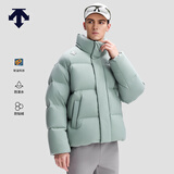 迪桑特（DESCENTE）迪桑特SKI STYLE系列运动休闲男女同款短款面包羽绒服 男子TQ-蓝绿色-D5491SDJ69 XL (女175/男180)