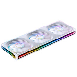 乔思伯（JONSBO）ZA-360W ARGB版白色 12CM*3机箱风扇（四面一体千层镜光效/3连体/铝质铭牌/PWM公母头）