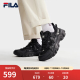 斐乐（FILA）休闲鞋猫爪鞋5代运动鞋2024春季新款男鞋老爹鞋 黑-BK 42