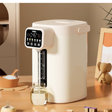 海尔（Haier）电热水瓶热水壶烧水壶6段控温恒温水壶316L不锈钢母婴级长效保温烧水一体机HSP-D25W 5L 【温润白】智能调温电水壶