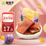 熊孩子 益生菌水果条200g 西梅金桔味水果糕儿童零食休闲小吃